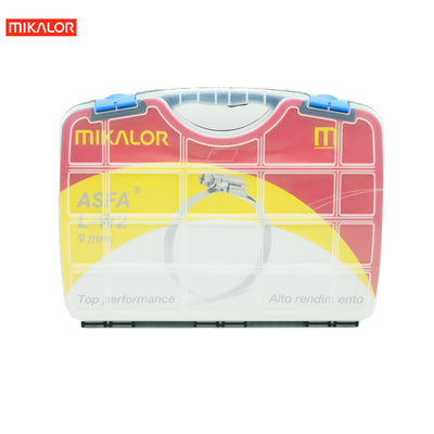 Mikalor ASFA-L Worm Drive Assortment Box | AISI 430 Stainless Steel W2 | 110pcs