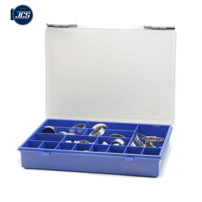 JCS Hi-Grip Assortment Box | Stainless Steel | W4 304SS | HGSAB2 | 76 pcs