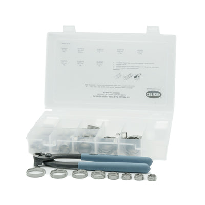 Oetiker Stepless Ear Hose Clamp Kit - 81 pcs