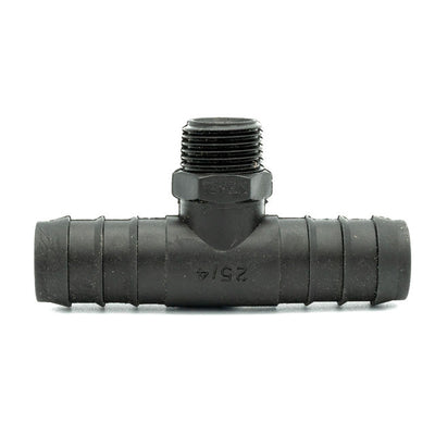 New - Tefen | BSPT Male T/Branch Connector | Black PP