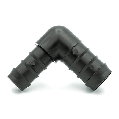 New - Tefen | Elbow Reducing Hose Connector | Black PP