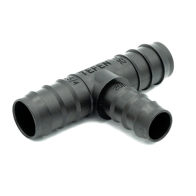 New - Tefen | T/Branch Reducing Hose Connector | Black PP