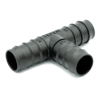 New - Tefen | T/Branch Union/Equal Hose Connector | Black PP