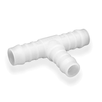 Tefen | T/Branch Reducing Hose Connector | White PVDF