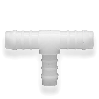 Tefen | T/Branch Reducing Hose Connector | White PVDF