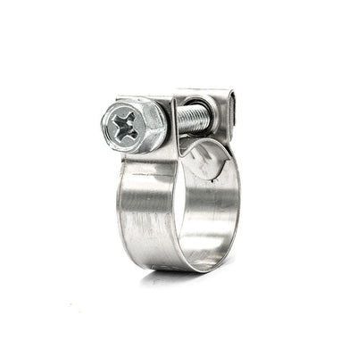 ABA Mini Hose Clamp W4 304SS Dia 14mm-HCL Clamping UK/Europe