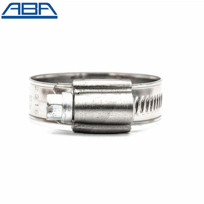ABA Original Worm Drive Clamp 12mm W5 316SS - 32-44mm-HCL Clamping UK/Europe