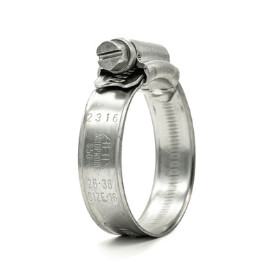 ABA | Original Worm Drive Hose Clip | 12mm Band Width | W5 316SS Marine Grade 15.0mm - 24.0mm (0.59-0.94in) - HCL Fasteners EU - Image 1