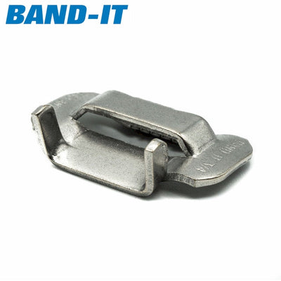 Band-It | Ear-Lokt Buckles | 201 Stainless Steel | Suitable for Metal & Steel Banding 6.35mm - (0.25in) - HCL Fasteners EU - Image 2