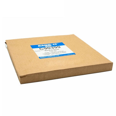 Band-It | Light Duty Metal Strapping | W4 304 Stainless Steel | Corrosion Resistant | 61m Reels 9.52mm (0.37in) / 61m Reel - HCL Fasteners EU - Image 1