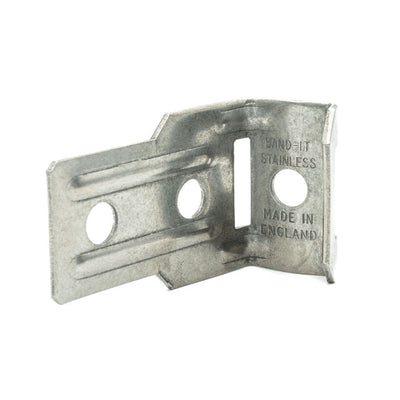 Band-It | Metal Sign Bracket | L-Mount Right Angle | 201 Stainless Steel - HCL Fasteners EU - Image 1