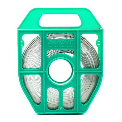 Band-It | Steel Banding Coloured Dispenser Reels | 201 Stainless Steel | Various Widths 15.87mm (0.62in) / 30.5m Reel - Green - HCL Fasteners EU - Image 11