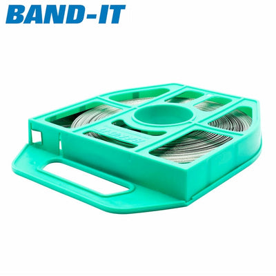Band-It | Steel Banding Coloured Dispenser Reels | 201 Stainless Steel | Various Widths 9.52mm (0.37in) / 30.5m Reel - Yellow - HCL Fasteners EU - Image 12