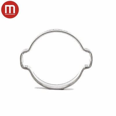 Double Ear Hose Clamp - 18-21mm - 304 Stainless Steel-HCL Clamping UK/Europe