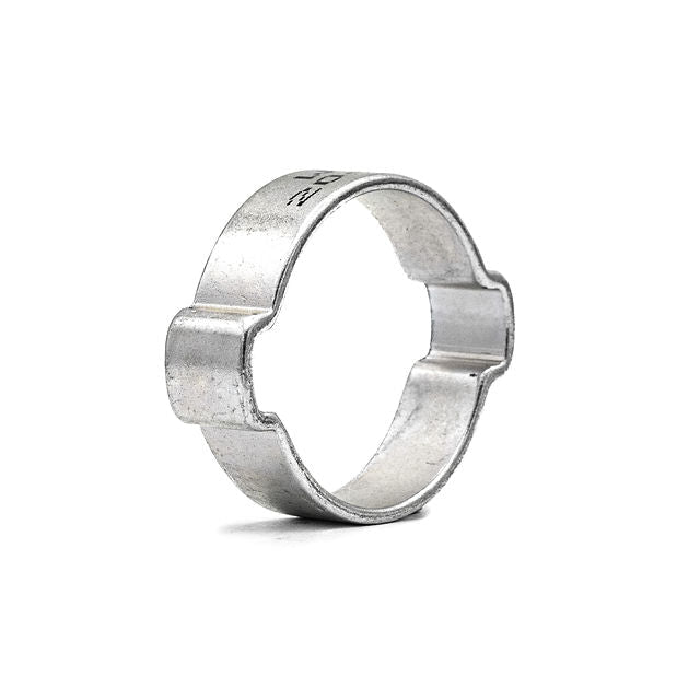 thumbnail image 2 of Prostko Double Pipe Clamp With Rubber – Galvanized Steel Tube Holder Metal Bracket Clip 2 of 4