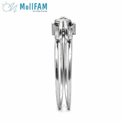 Double Wire Screw Hose Clamp - 68.5-76mm - Zinc Plated Steel-HCL Clamping UK/Europe