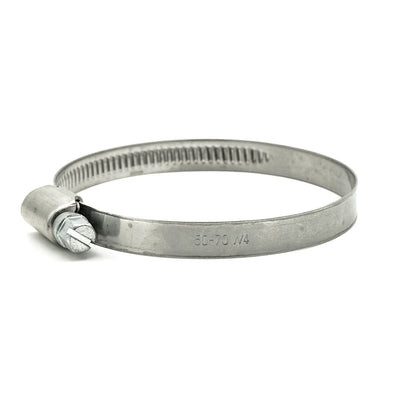 HCL | Din Style Worm Drive Hose Clamp | 9mm Embossed Band | W4 | 304 Stainless Steel 8.0mm - 12.0mm (0.31-0.47in) - HCL Fasteners EU - Image 4