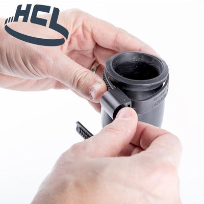 HCL Ezyclamp | Plastic Worm Drive Hose Clamp | Black | 12.7mm Band Width | PA12 Nylon | Wing or Hex Screw 25.0mm - 50.0mm (0.98-1.97in) - HCL Fasteners EU - Image 8