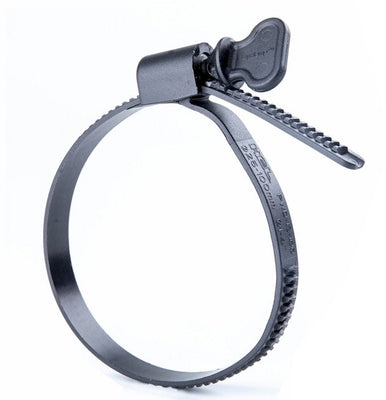 HCL Ezyclamp | Plastic Worm Drive Hose Clamp | Black | 12.7mm Band Width | PA66 Nylon | Wing or Hex Screw 25.0mm - 50.0mm (0.98-1.97in) - HCL Fasteners EU - Image 3