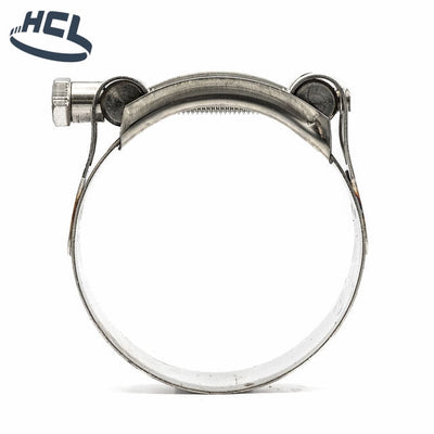 Heavy Duty Hose Clip - Bolt & Barrel Style - 52-55mm - 316SS-HCL Clamping UK/Europe