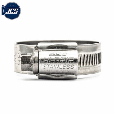 JCS Hi-Grip Worm Drive - 130-160mm - 304SS-HCL Clamping UK/Europe