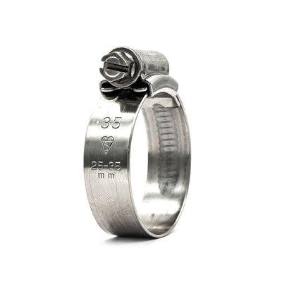 JCS Hi-Grip Worm Drive - 60-80mm - 304SS-HCL Clamping UK/Europe