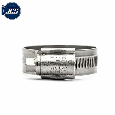 JCS Hi-Grip Worm Drive - 80-100mm- 316SS-HCL Clamping UK/Europe