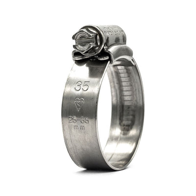 JCS Hi-Grip Worm Drive - 80-100mm- 316SS-HCL Clamping UK/Europe