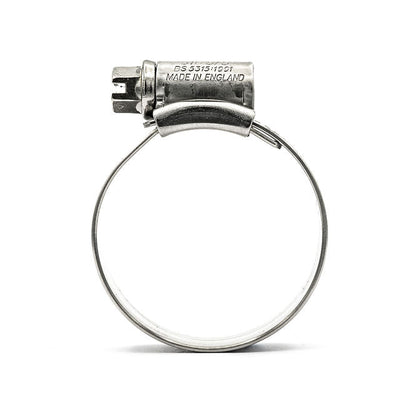 JCS| Hi-Grip Worm Drive Hose Clip | BSi Standard | Kite Marked | W5 316 Stainless Steel 9.5mm - 12.0mm (0.37-0.47in) - HCL Fasteners EU - Image 2