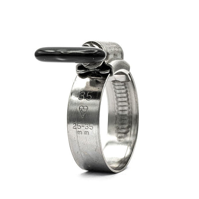 JCS | Wing Screw Worm Drive Hose Clip | W4 304 Stainless Steel 9.5mm - 12.0mm (0.37-0.47in) - HCL Fasteners EU - Image 2
