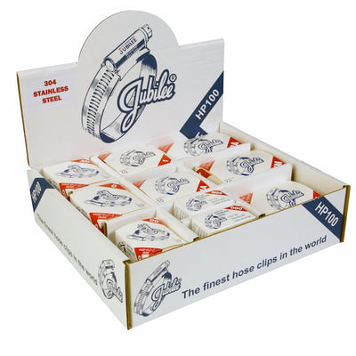 Jubilee Original 304 Stainless Steel Handy Pack - 100 Piece-HCL Clamping UK/Europe