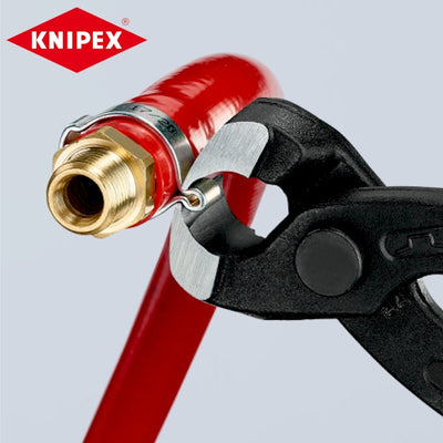 Knipex Ear Hose Clamp Pliers - Vertical - Length 220 mm-HCL Clamping UK/Europe