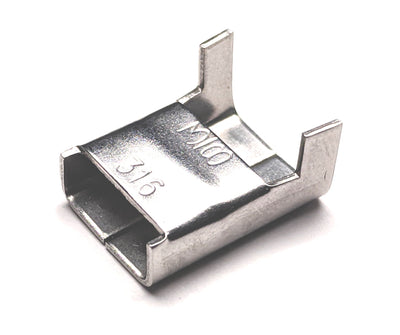 Marine Grade Band Buckle - 316SS - Band Width: 9.5mm (3/8")-HCL Clamping UK/Europe