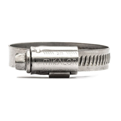 Mikalor | ASFA-L Worm Drive Hose Clamp | 9mm Embossed Band | W5 Marine Grade 316SS 8.0mm - 16.0mm (0.31-0.63in) - HCL Fasteners EU - Image 4