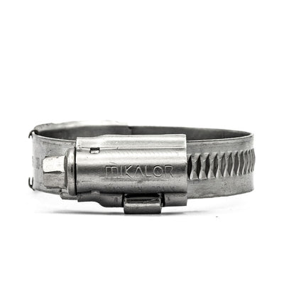 Mikalor | Constant Tension ASFA-S Worm Drive Hose Clamps | 12mm Wide | W3 430SS Band 304SS Screw 16.0mm - 27.0mm (0.63-1.06in) - HCL Fasteners EU - Image 4
