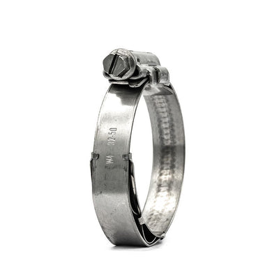 Mikalor | Constant Tension ASFA-S Worm Drive Hose Clamps | 12mm Wide | W4 304 Stainless Steel 16.0mm - 27.0mm (0.63-1.06in) - HCL Fasteners EU - Image 1
