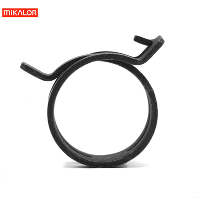 Mikalor Spring Band Clamp Black Steel 13.3-15.8mm-HCL Clamping UK/Europe