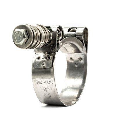Mikalor | SUPRA Constant Tension Heavy Duty Hose Clamp | W2 430 Stainless Steel Band 17.0mm - 19.0mm (0.67-0.75in) - HCL Fasteners EU - Image 1