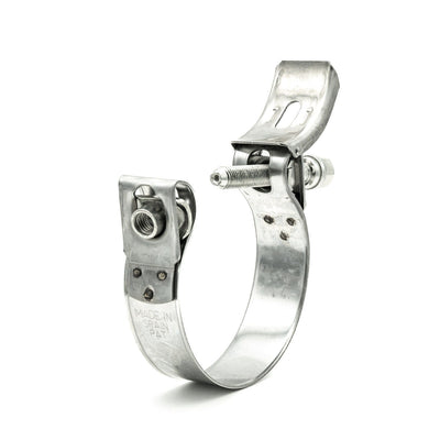 Mikalor | Supra Heavy Duty Hose Clamp | Bolt & Barrel | W2 | 430 Stainless Steel Band 17.0mm - 19.0mm (0.67-0.75in) - HCL Fasteners EU - Image 2