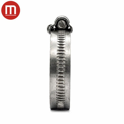 Mikalor Worm Drive Hose Clamp - 16-27mm - ASFA S - 304SS - 12mm Wide-HCL Clamping UK/Europe