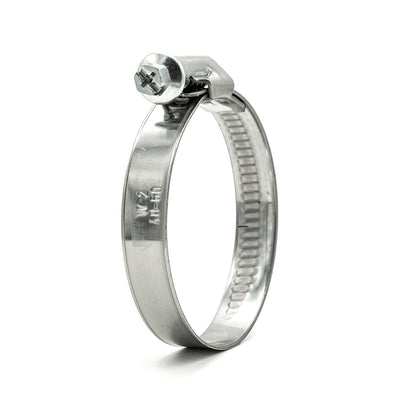 Norma | Torro Worm Drive Hose Clamp | 12mm Wide | W2 | 430 Stainless Steel Band 16.0mm - 27.0mm (0.63-1.06in) - HCL Fasteners EU - Image 1