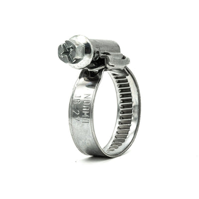 Norma | Torro Worm Drive Hose Clamp | 9mm Wide | W4 Material | 304 Stainless Steel 8.0mm - 16.0mm (0.31-0.63in) - HCL Fasteners EU - Image 1