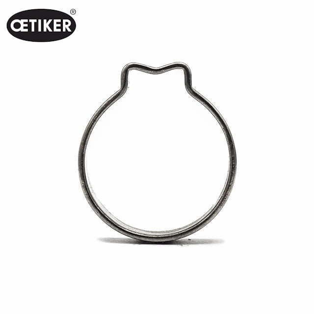 Hose clamp 2 ear clamps 8/12 | 2-ear tube clamp without inner ring