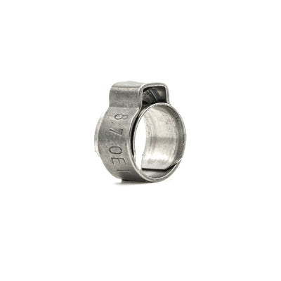 Oetiker| Single Ear Hose Clamps | W4 304 Stainless Steel | With Inner Ring (Insert) 2.5mm - 2.9mm (0.10-0.11in) - HCL Fasteners EU - Image 1