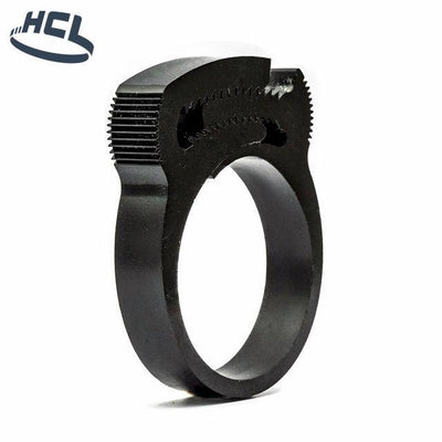 Plastic Hose Clamp - Herbie Clip - 5.4-6.3mm - Black - PA66-HCL Clamping UK/Europe