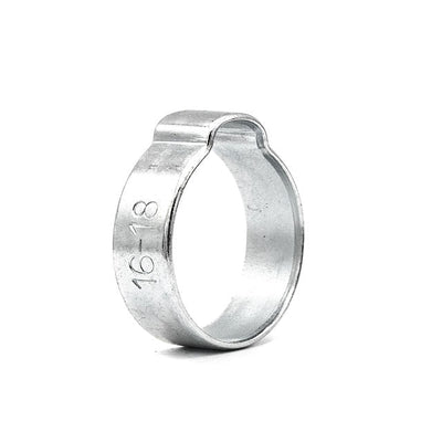 Single Ear Hose Clamp - 10-12mm - Zinc Plated Steel-HCL Clamping UK/Europe