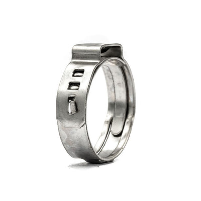 Single Ear Hose Clamp - Zero Leak - 10.3-12.8mm - 304SS-HCL Clamping UK/Europe