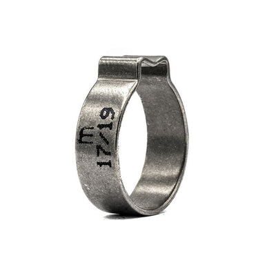 Single Ear Hose Clip - 17-19mm - 304 Stainless Steel-HCL Clamping UK/Europe