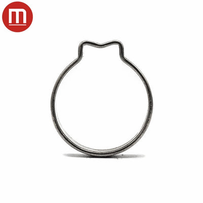 Single Ear Hose Clip - 7-9mm - 304 Stainless Steel-HCL Clamping UK/Europe