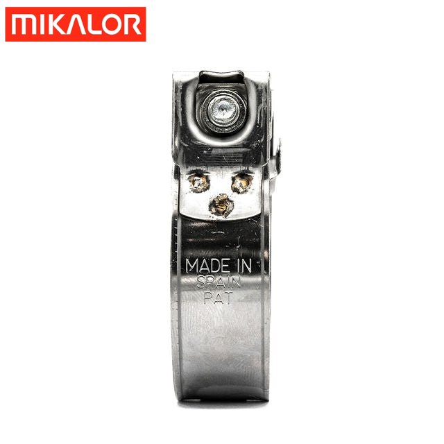 MIKALOR Schlauchschellen 8–16 Mm W2 ASFA L INOX – 25 Stück, Edelstahl, Für Industrielle Anwendungen, DIN 3017